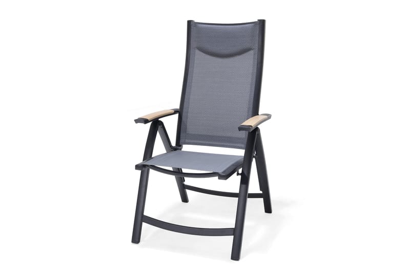 Panama Caféset 50x50 cm + 2 Utestolar Svart - Lifestyle Garden - Utemöbler - Balkong - Balkongmöbler - Balkonggrupp & balkongset