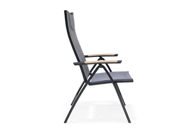 Panama Caféset 50x50 cm + 2 Utestolar Svart - Lifestyle Garden - Utemöbler - Balkong - Balkongmöbler - Balkonggrupp & balkongset