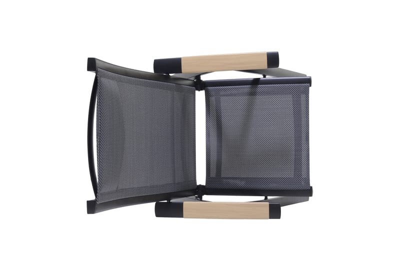 Panama Caféset 50x50 cm + 2 Utestolar Svart - Lifestyle Garden - Utemöbler - Balkong - Balkongmöbler - Balkonggrupp & balkongset