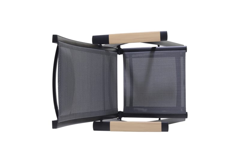 Panama Caféset 50x50 cm + 2 Utestolar Svart - Lifestyle Garden - Utemöbler - Balkong - Balkongmöbler - Balkonggrupp & balkongset