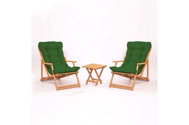 Parvez Caféset - Green - Utemöbler - Balkong - Balkongmöbler - Balkonggrupp & balkongset