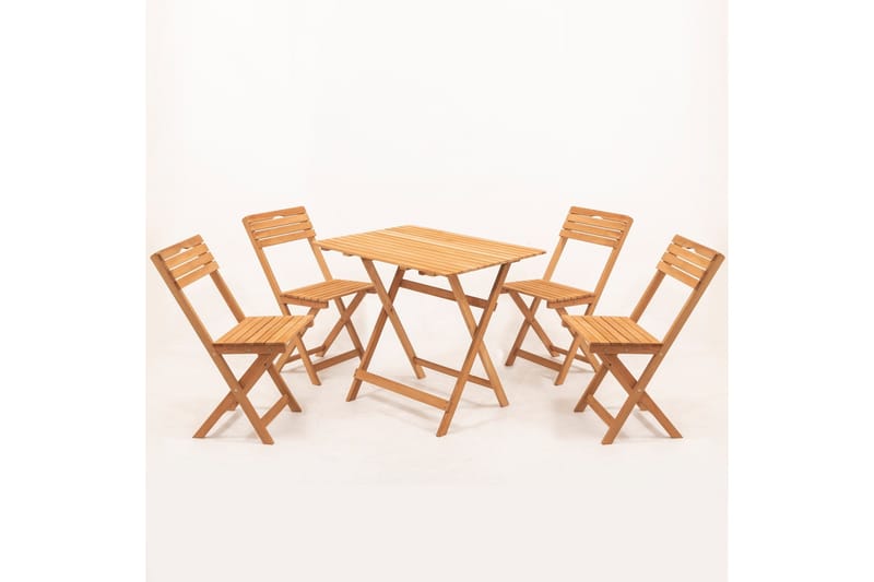 Parwati Caféset - Valnöt - Utemöbler - Utegrupp - Matgrupp utomhus
