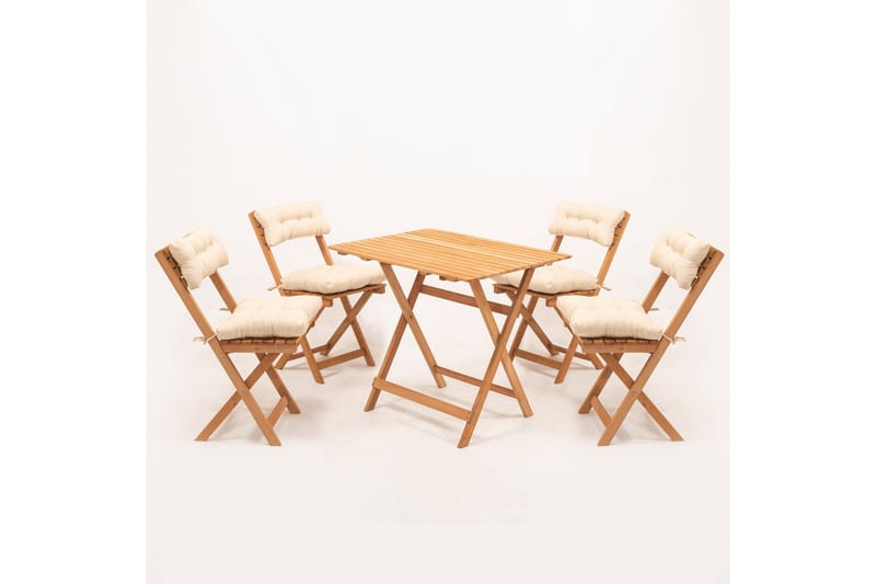 Parwati Caféset - Valnöt - Utemöbler - Balkong - Balkongmöbler - Balkonggrupp & balkongset