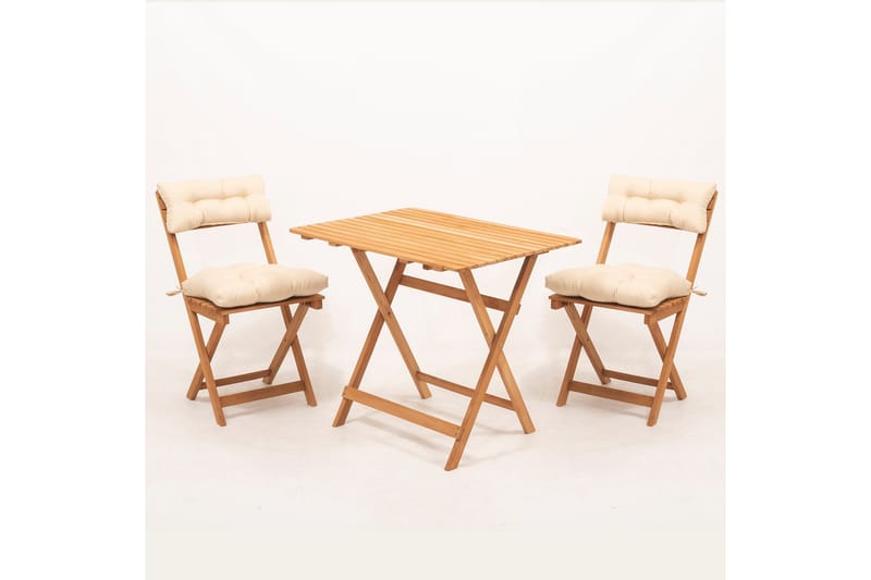 Ramdevi Caféset - Valnöt - Utemöbler - Balkong - Balkongmöbler - Balkonggrupp & balkongset