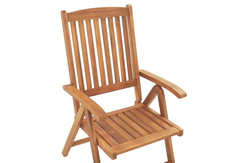 Trädgårdsmöbelset av Utebord och 2 Utestolar JAVA - Trä/natur - Utemöbler - Balkong - Balkongmöbler - Balkonggrupp & balkongset