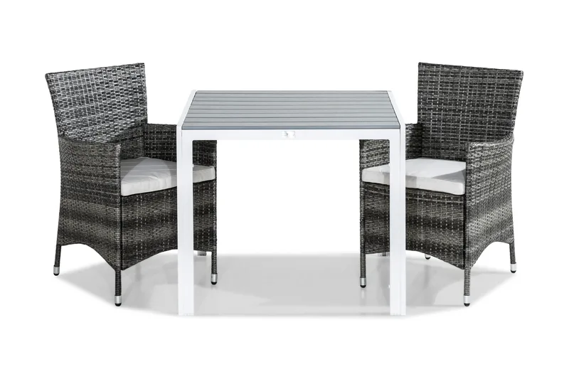 Tunis Caféset 90 cm inkl 2 Thor Fåtöljer, undefined