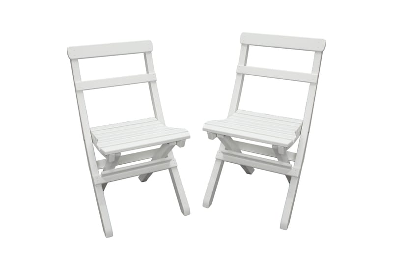 Utomhusmöbelgrupp Wilma & Knohult - Vit - Utemöbler - Balkong - Balkongmöbler - Balkonggrupp & balkongset