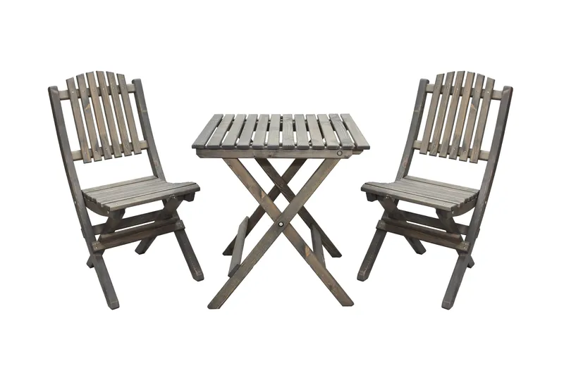 Utomhusmöbelgrupp Wilma & Visby - Grå - Utemöbler - Balkong - Balkongmöbler - Balkonggrupp & balkongset