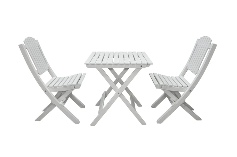 Utomhusmöbelgrupp Wilma & Visby - Vit - Utemöbler - Balkong - Balkongmöbler - Balkonggrupp & balkongset