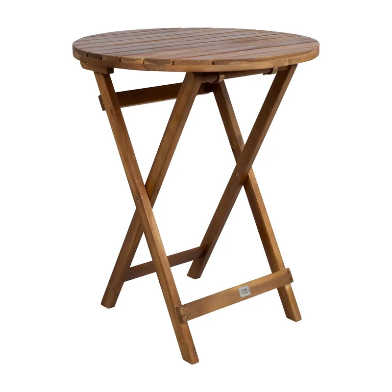 Balkongset Gwen bord 60 cm och 2 stolar - Brun - Utemöbler - Balkong - Balkongmöbler - Balkonggrupp & balkongset