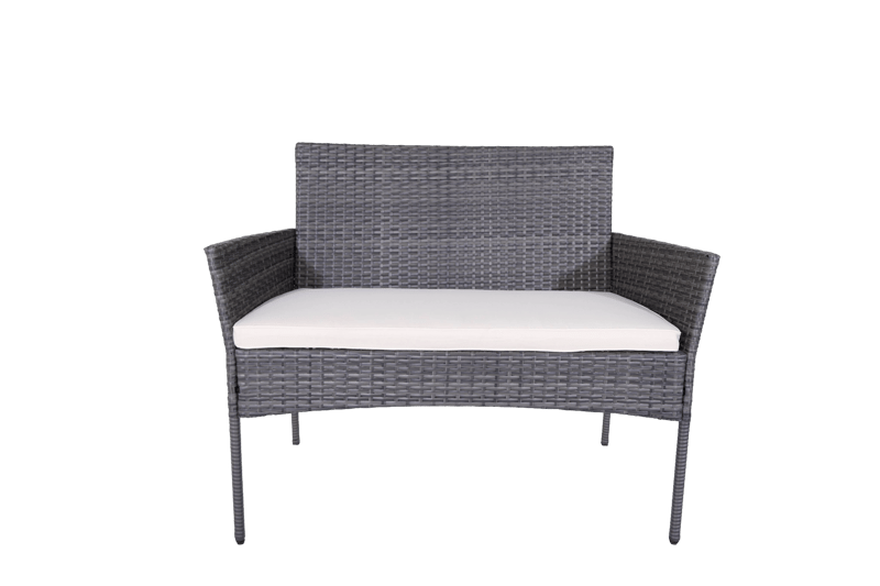 Balkongset i grått – Komplett möbelset med bord & sittplatser | Fjällbacka - Utemöbler - Balkong - Balkongmöbler - Balkonggrupp & balkongset