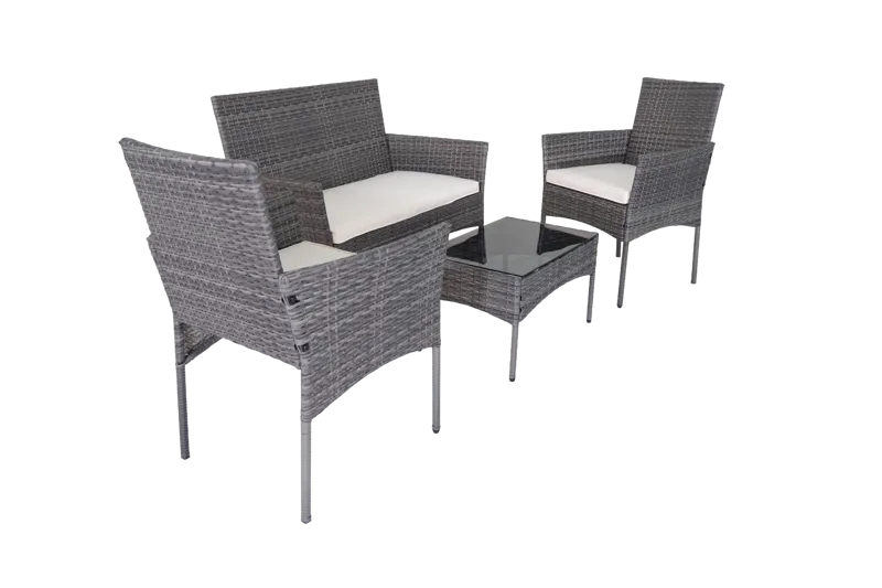 Balkongset i grått – Komplett möbelset med bord & sittplatser | Fjällbacka, undefined