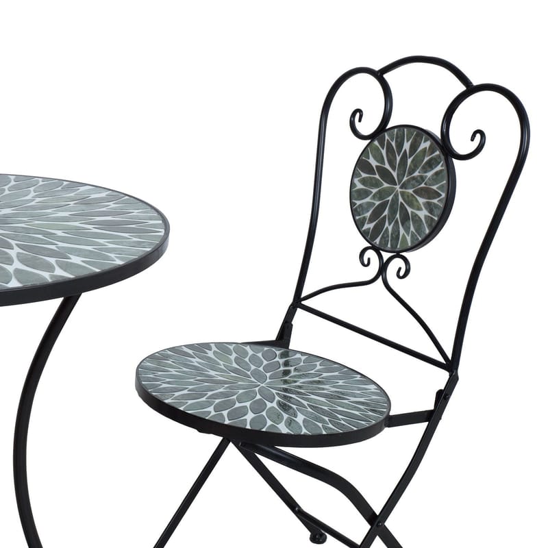 Balkongset Mirt bord och 2 stolar - grön - Utemöbler - Balkong - Balkongmöbler - Balkonggrupp & balkongset