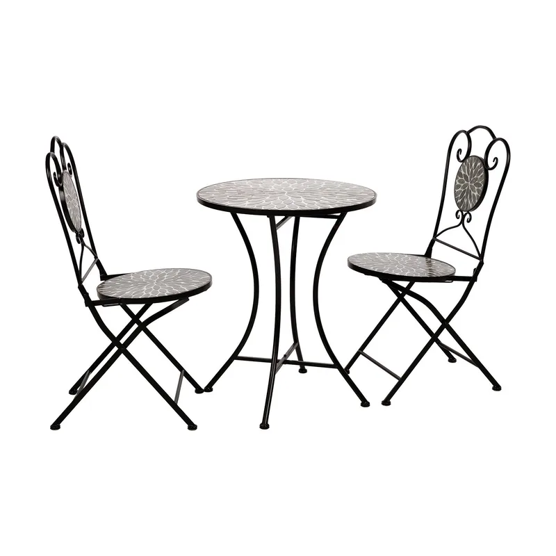 Balkongset Mirt bord och 2 stolar - grön - Utemöbler - Balkong - Balkongmöbler - Balkonggrupp & balkongset