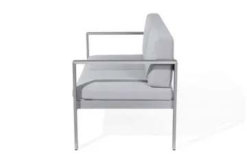 Tirrena Trädgårdssoffa 142 cm - Ljusgrå - Utemöbler - Balkong - Balkongmöbler - Soffa balkong