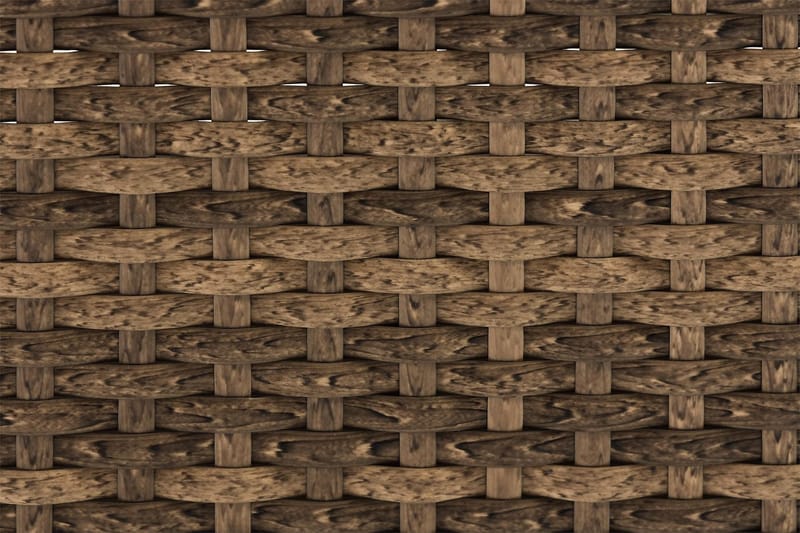 Wisconsin Premium 2-sits Loungesoffa utomhus – Utesoffa i Konstrotting för balkong - Sand Beige / Svarta dynor - Utemöbler - Balkong - Balkongmöbler - Soffa balkong