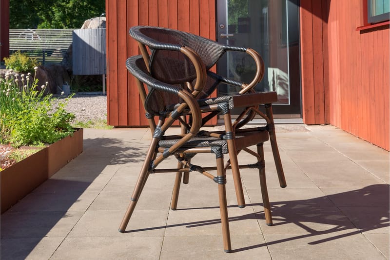 Hillerstorp Äppelhed Caféstol - Svart - Utemöbler - Balkong - Balkongmöbler - Balkongstol