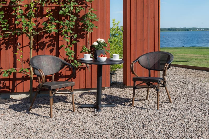 Hillerstorp Äppelhed Caféstol - Svart - Utemöbler - Balkong - Balkongmöbler - Balkongstol