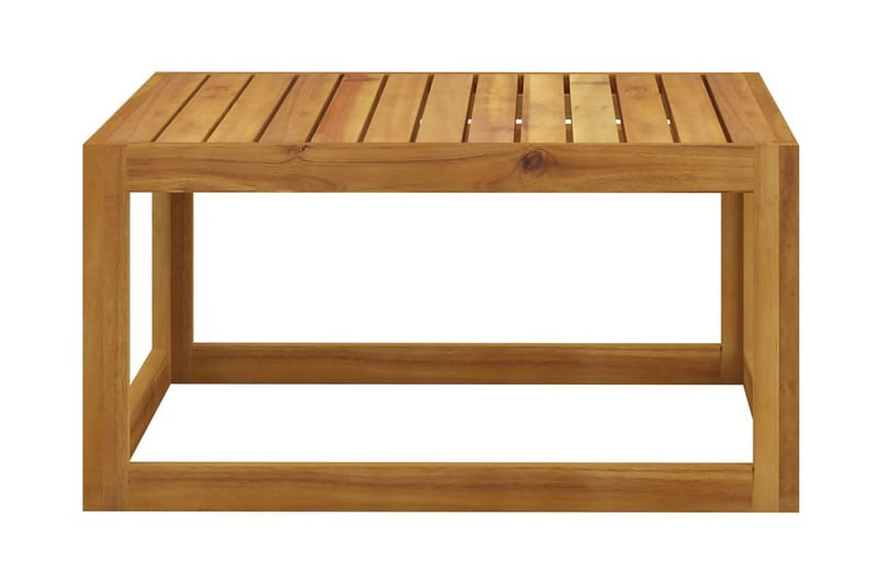 Soffbord 68x68x29 cm massivt akaciaträ - Brun - Utemöbler - Balkong - Balkongmöbler - Balkongbord