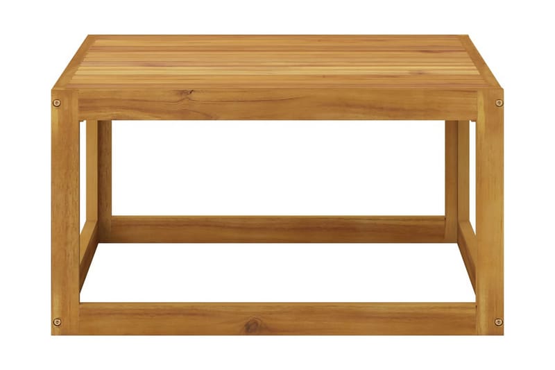 Soffbord 68x68x29 cm massivt akaciaträ - Brun - Utemöbler - Balkong - Balkongmöbler - Balkongbord