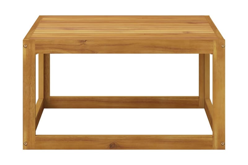 Soffbord 68x68x29 cm massivt akaciaträ - Brun - Loungebord & soffbord utomhus - Balkongbord