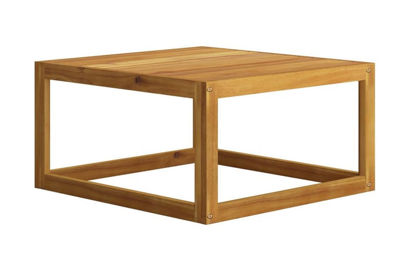 Soffbord 68x68x29 cm massivt akaciaträ - Brun - Utemöbler - Balkong - Balkongmöbler - Balkongbord