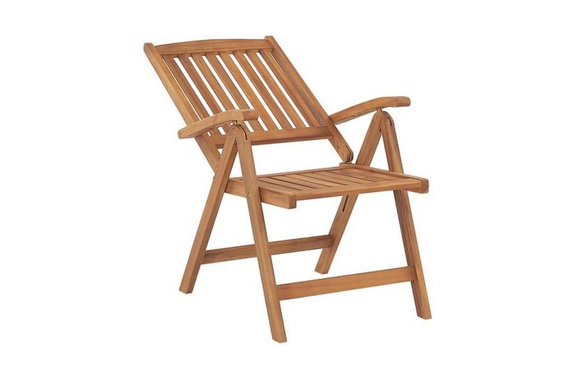 Trädgårdsstol 2 st akaciaträ ljusbrun JAVA - Trä/natur - Utemöbler - Balkong - Balkongmöbler - Balkongstol