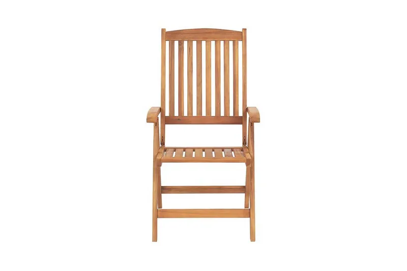 Trädgårdsstol 2 st akaciaträ ljusbrun JAVA - Trä/natur - Utemöbler - Balkong - Balkongmöbler - Balkongstol