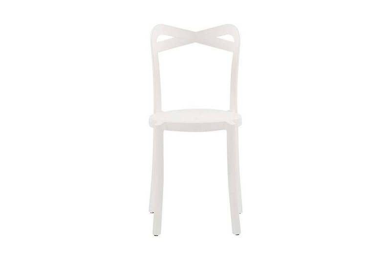 Utestol 4 st vit CAMOGLI - Vit - Utemöbler - Balkong - Balkongmöbler - Balkongstol