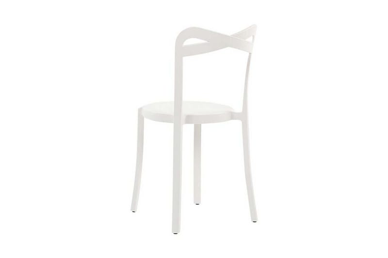 Utestol 4 st vit CAMOGLI - Vit - Utemöbler - Balkong - Balkongmöbler - Balkongstol