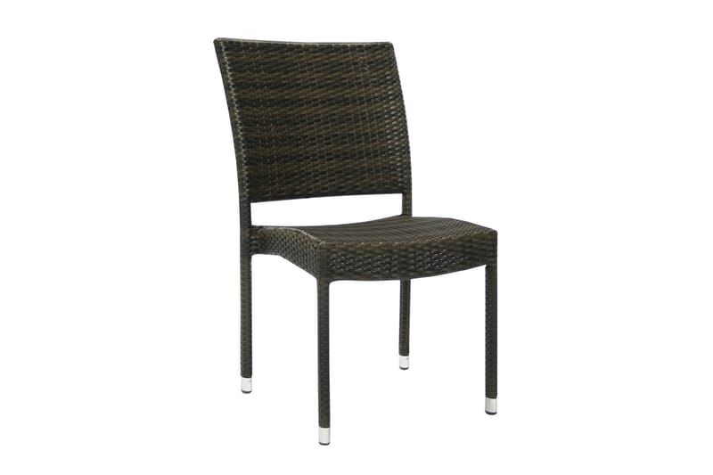 Utestol WICKER-3 60x495xH925cm färg: mörkbrun, undefined