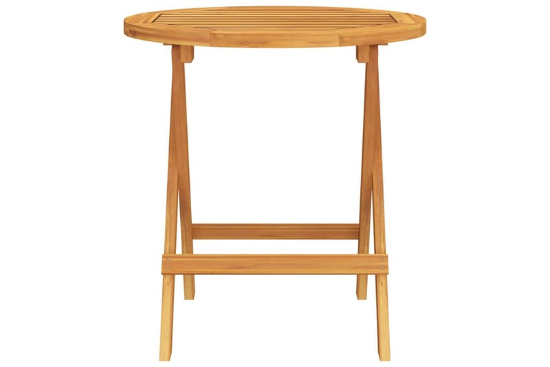 Hopfällbart Cafébord och Kaffebord Utomhus 46 cm Trä Akacia - Brun - Utemöbler - Balkong - Balkongmöbler - Balkongbord
