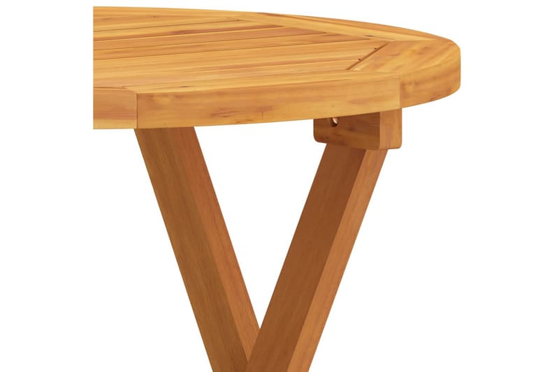 Hopfällbart Cafébord och Kaffebord Utomhus 46 cm Trä Akacia - Brun - Utemöbler - Balkong - Balkongmöbler - Balkongbord