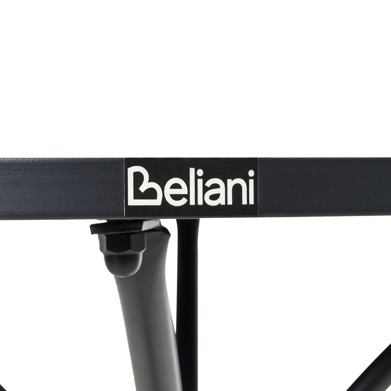 Bistrobord utomhus Adrano 60 cm Terrazzoeffekt Järn - Svart/Orange - Utemöbler - Balkong - Balkongmöbler - Balkongbord