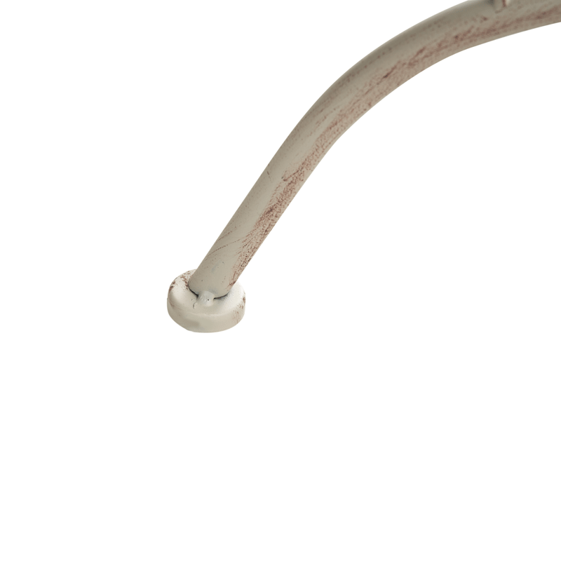 Bistrobord utomhus Coggia 80 cm Järn - Beige - Utemöbler - Balkong - Balkongmöbler - Balkongbord