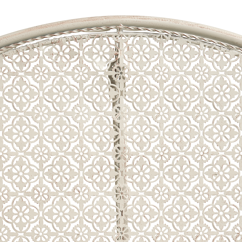 Bistrobord utomhus Folelli 80 cm Järn - Beige - Utemöbler - Balkong - Balkongmöbler - Balkongbord