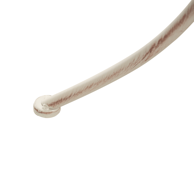 Bistrobord utomhus Juina 80 cm Järn - Beige - Utemöbler - Balkong - Balkongmöbler - Balkongbord