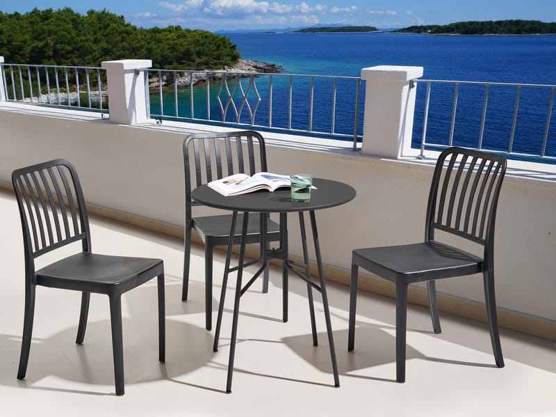 Bistrobord utomhus Taltal 64 cm - Svart - Utemöbler - Balkong - Balkongmöbler - Balkongbord