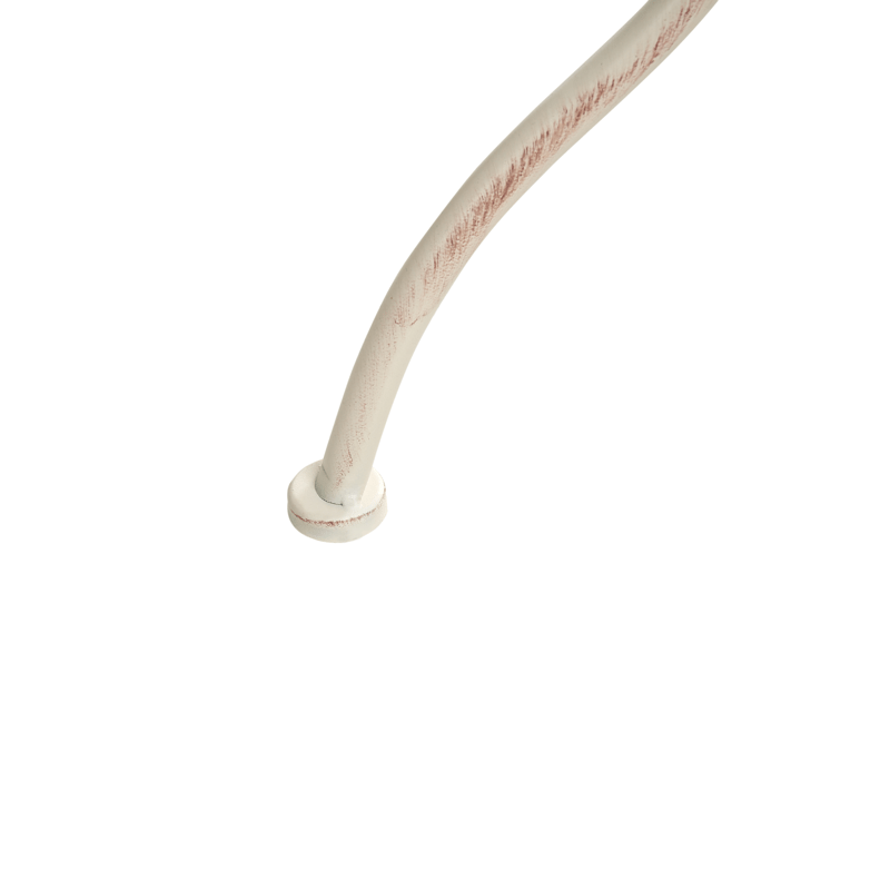 Bistrobord utomhus Yaviza 80 cm Järn - Beige - Utemöbler - Balkong - Balkongmöbler - Balkongbord