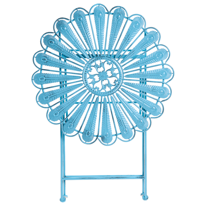 Bistrobord utomhus Pavia 71 cm Järn - Blå - Utemöbler - Balkong - Balkongmöbler - Balkongbord