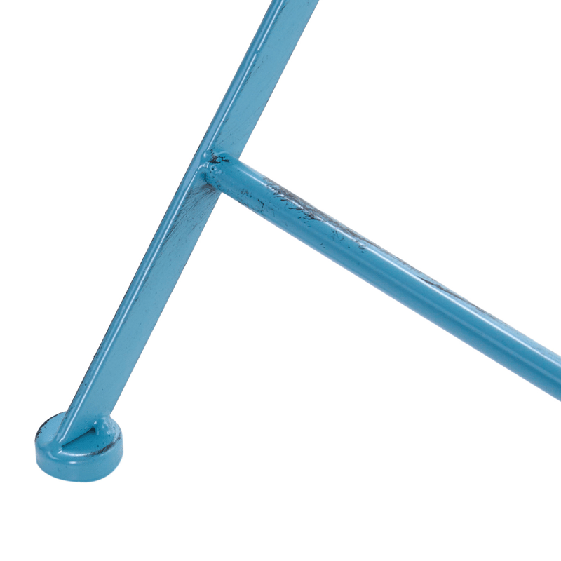 Bistrobord utomhus Pavia 71 cm Järn - Blå - Utemöbler - Balkong - Balkongmöbler - Balkongbord