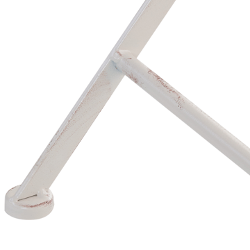 Bistrobord utomhus Pavia 71 cm Järn - Vit - Utemöbler - Balkong - Balkongmöbler - Balkongbord