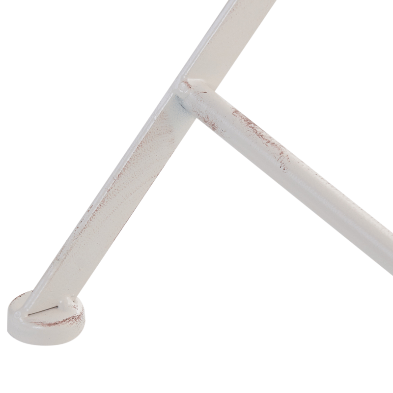 Bistrobord utomhus Pavia 71 cm Järn - Vit - Utemöbler - Balkong - Balkongmöbler - Balkongbord