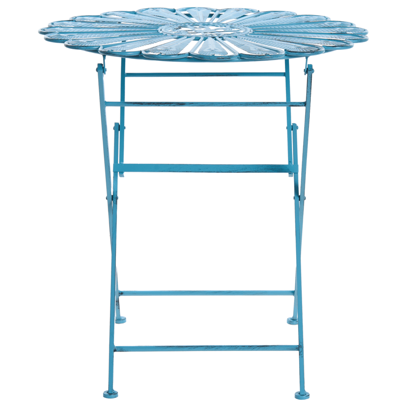 Bistrobord utomhus Pavia 71 cm Järn - Blå - Utemöbler - Balkong - Balkongmöbler - Balkongbord