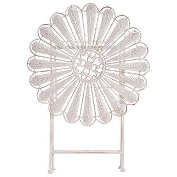 Bistrobord utomhus Pavia 71 cm Järn - Vit - Utemöbler - Balkong - Balkongmöbler - Balkongbord