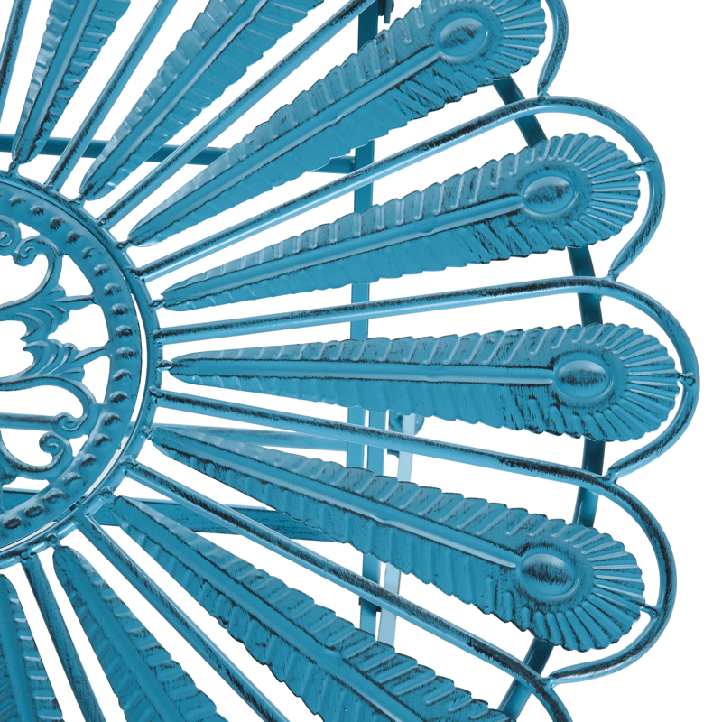 Bistrobord utomhus Pavia 71 cm Järn - Blå - Utemöbler - Balkong - Balkongmöbler - Balkongbord