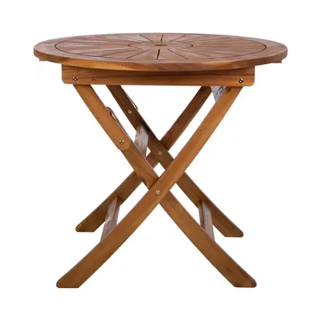 Bord Fabiola D80x72 cm Akacia - brun - Utemöbler - Balkong - Balkongmöbler - Balkongbord