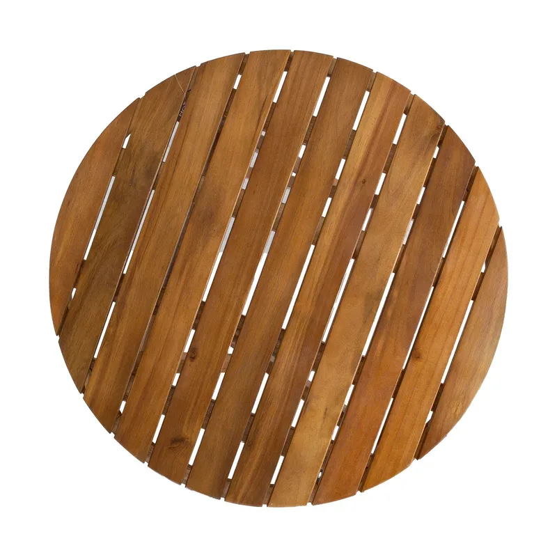 Bord Gwen D60x72 cm Akacia - brun - Utemöbler - Balkong - Balkongmöbler - Balkongbord