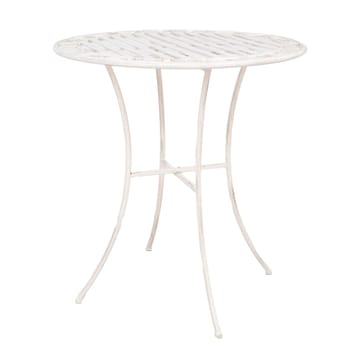 Bord Jasmine D70x75 cm metall - antikvit - Utemöbler - Balkong - Balkongmöbler - Balkongbord