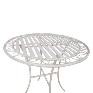 Bord Jasmine D70x75 cm metall - antikvit - Utemöbler - Balkong - Balkongmöbler - Balkongbord